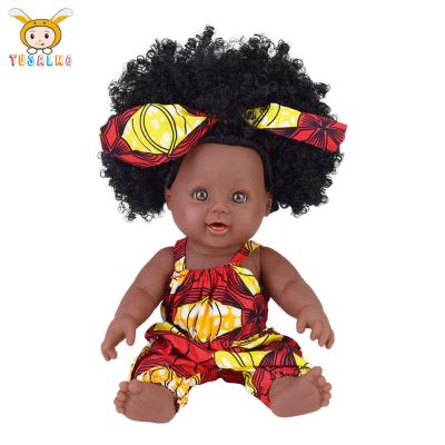 China 2021 Changeable Clothing Popular Black Baby - Doll For Girl Vinyl Toy Doll 12 Inch Black Fashion Dolls Play for sale