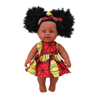 China African Black Changeable Dressing Doll Wholesaler 12 Inch Doll Wholesaler Black Fashion Girl Doll for sale