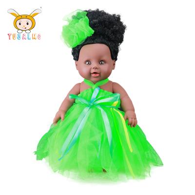 China Changeable Dressing Wholesale Vinyl Baby Doll - 12 Inch African Cute Baby Doll Doll - Doll For Kids for sale