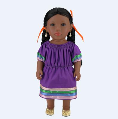 China Factory Made 16 Inch Changeable Dress Chinese Girl Doll Toy African American Black African American Black Gift for sale