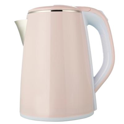 China 360 Degree Pink 2.3L Hot Water Heater Base Popular Electric Hot Water Kettle for sale