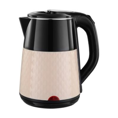 China New Fashion 360 Degree Diamond Low Shape Rotation Design Plastic Electric Kettle 2.3L Large Capacity for sale