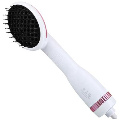 China LESCOLTON Ionic Plant White One Step Hair Brush Drier Comb for sale