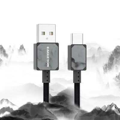 China usb cable 2A watercolor 1.2M type-c 2A cable braided cable USB-c cable for sale