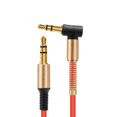 China AUX cable. 3.5mm Jack Headphone Audio Video Game Player PE Audio Cable 1m for aux cord. car headset for sale