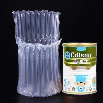 China Milk Thick Bubble Bag Column Impact Resistance Packaging Materials Inflatable Column Air Bag Cushion Filling Airbag for sale