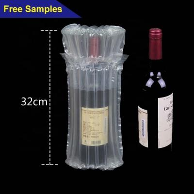 China Impact Resistance Air Buffer Column Insert Tube Bubble Packing Material Inflatable Air Column Bag For Fragile Goods for sale