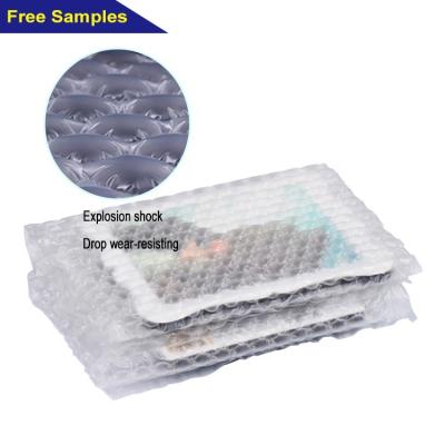 China No Air Leakage Easy To Tear Air Bubble Film Packaging Cushioning Wrap Film Air Cushion Bubble Roll for sale