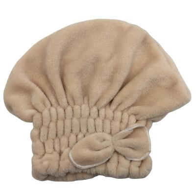 China QUICK DRY Custom Thick Knot Hair Quick Dryer Hat For Women for sale