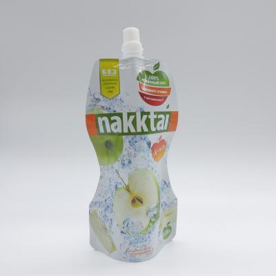 China Aseptic Gravure Printing Recyclable Drinks Package Plastic Fruit Juice Spouted Bag for sale