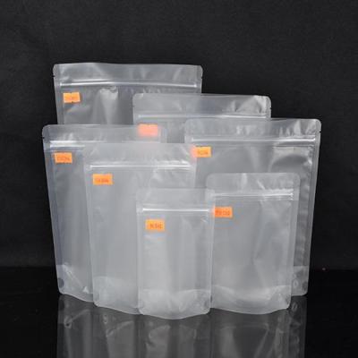 China Security Transparent Custom Printing Zipper Pouches Food Packaging Bag for sale