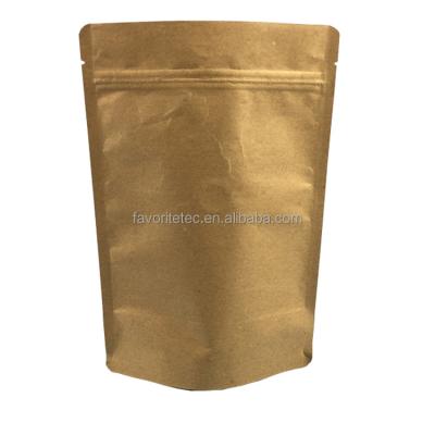 China Security Rack Up Ziplock Packaging Kraft Paper Bags for sale