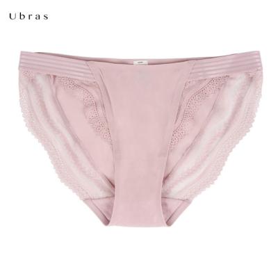 China Ubras Antibacterial Simply And Beautiful Sexy Roll Design Lace Low-waist Lingerie Sexy Underwear UX23010 for sale