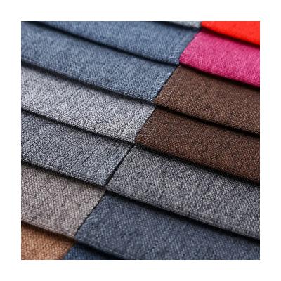 China Water Resistant Cotton Canvas Look Designer Home Textile Upholstery Flame Retardant Textile Fabric For Industry for sale