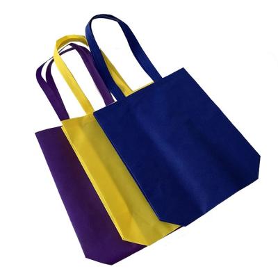 China Handled Customized Logo Non Woven Bag Nonwoven Reusable Shopping Tote Bag With Logo for sale