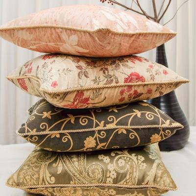 China 2021 Anti-Static New Ready Printed Soft Stylish Interesting Fashion Floral Pillow Case Cushion Cover For Sofa 45*45cm for sale