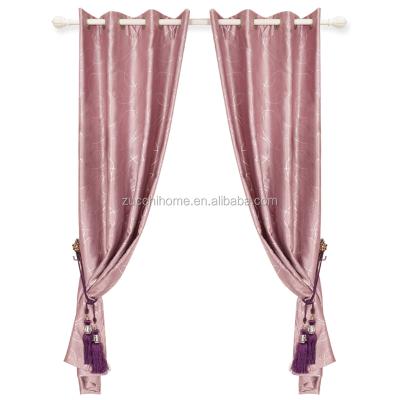 China 2019 Blackout Living Room Aluminum Silver Blackout Blackout Luxury European High Quality Curtain for sale