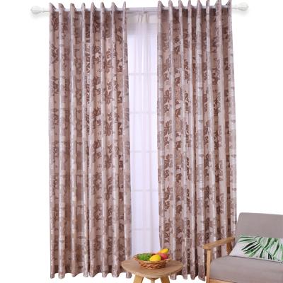 China Interesting Design Fire Retardant Velvet Curtain For Window Jacquard Living Room Curtain Panel for sale