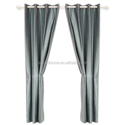 China Classic Solid Color Blackout Office Curtains Grommet Single Type In Europe for sale