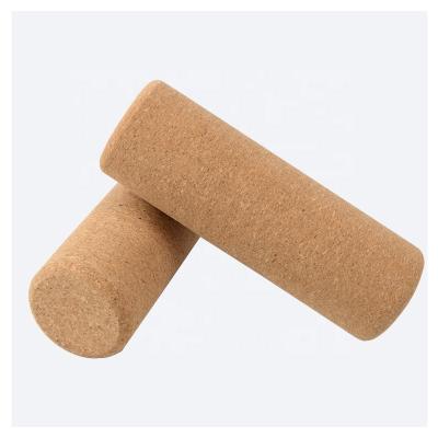 China MOWIN Relaxation Cork Foam Roller Customized Logo Muscle Massager Cork Yoga Roller High Density Natural Material Private Label for sale