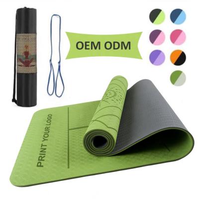 China MOWIN Double Layer Non-Slip Inflatable Strip Yoga Anti-Slip Mat for sale