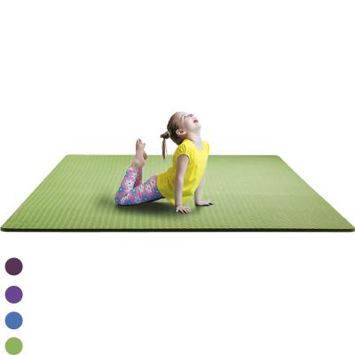 China MOWIN Non-Slip Plus Size 10mm 15mm Custom Logo 20mm Eco-Friendly Non-Slip Sports Tape Yoga Single Layer Mat for sale