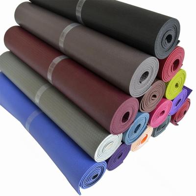 China Gym Brand Waterproof And Logo Printed High Density Anti Slip Yoga Mat For Man for sale