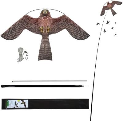 China Polyester Bird Reflector Kite Hawk Kite Scarecrow Decoy Farm Garden Bird Reflector for sale