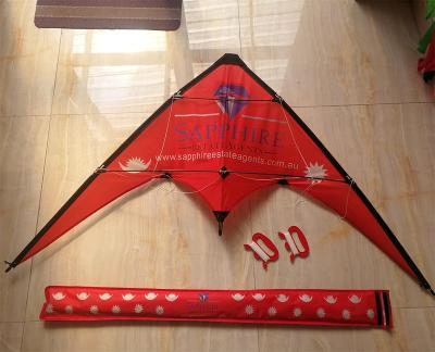 China Nylon Premium Custom Advertising Stunt Two Line Kite for sale