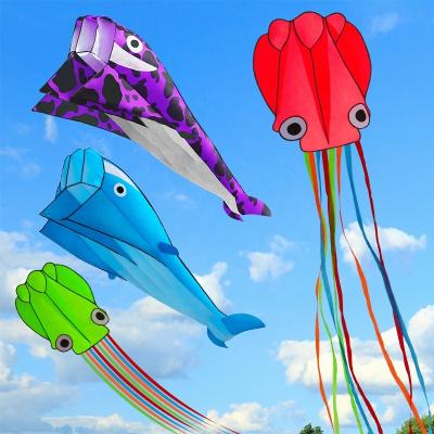 China Soft Polyester 4m Octopus Kite Ocean Beach Kite for sale