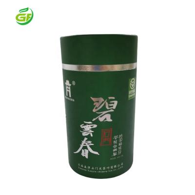 China Recycled Paper Cover Materials Paperboard Cardboard Luxury Round Empty Chinese Tea Box Twist Up Tubes Container Packaging Food Grade Paper Tube Jar for sale