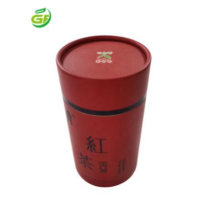 China Round Materials Tube Coffee/Tea Recycled Biodegradable Paper Cosmetic Packaging Box Skin Care Products Round Wrapping Paper Cylinder Tube Storage Box for sale