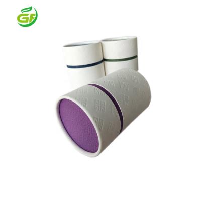 China Recycled Materials Debossed Materials Various Colors Tea Candy Cosmetic Container Fruit Nut Packaging Box Cardboard Custom Dry Lift Up Printing Cylinder Tube for sale