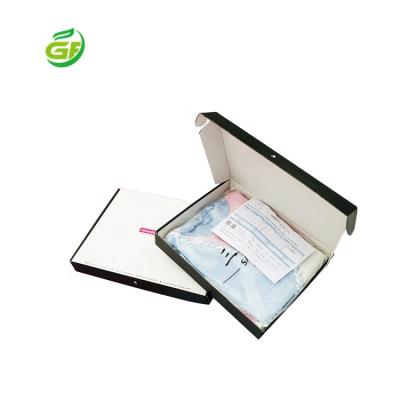 China Custom Logo Printed Corrugated Shipping Mailer Paper Box Recyclable Wholesale Apparel Shirt Packaging Box For Apparel And Shoe for sale