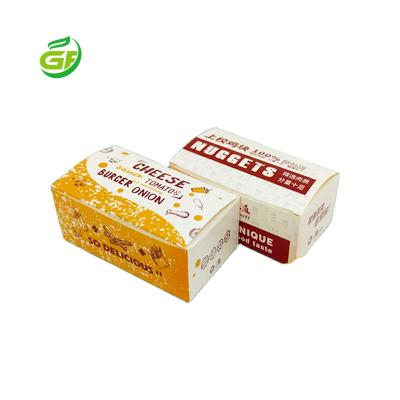 China Recycled Materials Take Out Paper Box For Roast Fried Chicken Nuggets Box Chicked Wing Packaging Milk Cake Box Fast Food Package 8 Inch for sale