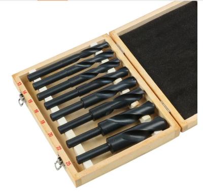 China For Metal 2021 13-25mm HSS 1/2 Shank Black Color Reduced Torsion Drill Bit Set For Metal Drilling for sale