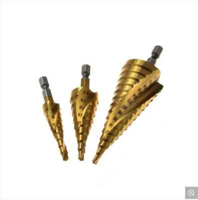 China 2021 Metal Drilling Machine Tool Manufacturer 3PS Step Wood Drill Bits 3-12mm 4-12mm 4-20mm for sale