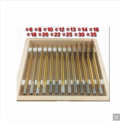 China 2021 High Sales Wood With Factory 13PCS Titanium Coated 1/4