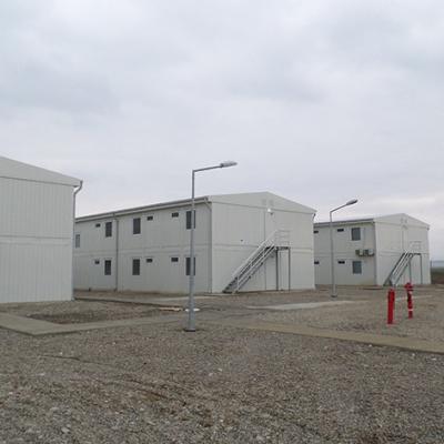 China China Flat Pack Container House Labor Camp Camp House Waterproof Mining Prefab Cabin Hospital Container House for sale