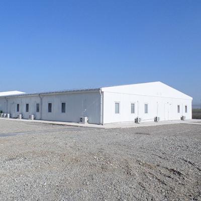 China Waterproof 40ft Prefab Prefab Homes Philippines Sandwich Panel Container House For Labor Camp for sale