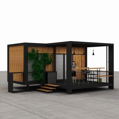 China Modern Outdoor 20 ft Prefab Hotel Room Ready Made Modular Safe Modular Living Room for sale