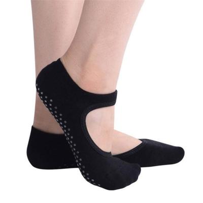 China Wholesale In Stock Antibacterial Yoga Socks Non Slip Yoga Pilates Bar Grips Socks for sale