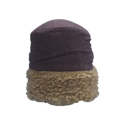 China breathable & New Autumn And Winter Women's Warm Hat Autumn And Winter Women Twist Beret Yarn Hair Waterproof Fleece Knitted Flat Hat Rabbit Beanie Hats for sale