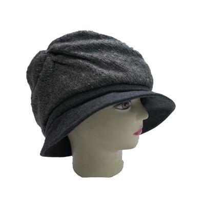 China breathable & New Autumn Winter Woolen Ladies Warm Waterproof Knitted Beret Hat Hat for sale