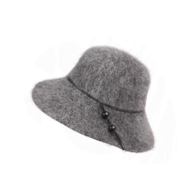 China Cute COMMON Fashion Lamb Cashmere Winter Fur Bucket Hat For Girl for sale