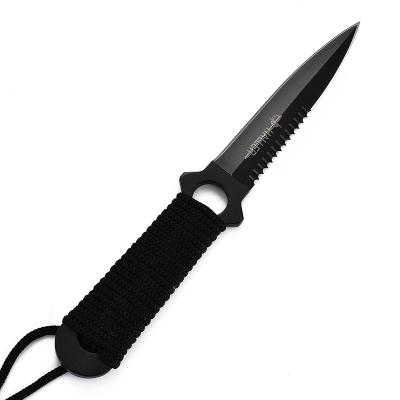 China Non-variable outdoor tactical knife fixed blade stainless steel drop knife with sheath camping survival fixed blade knife for sale