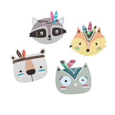 China New Wall Art Kids Baby Birthday Craft Animal Shape Modern Wholesale High Quality Room Decoration Home Decor for sale