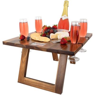 China New Modern Wholesale Modern Garden Beach Wine Food Picnic Folding Portable Outdoor Table for sale