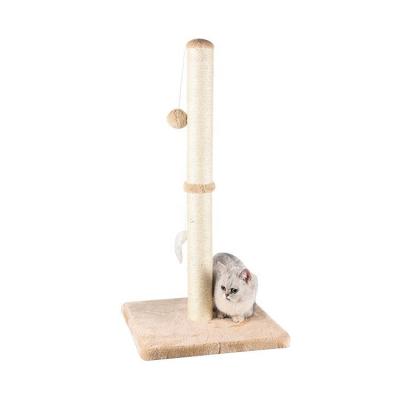 China New Stocked Wholesale Cat Tree Climbing Tower Custom Cat Scratching Tree Furniture Logo and Size Sunflower for sale