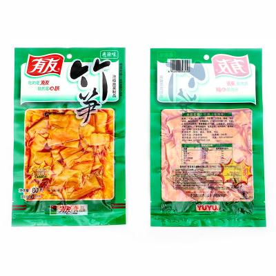 China Vegans Pickled Bamboo Shoots, Spicy Flavor-Bamboo Shoot Slice 80g for sale